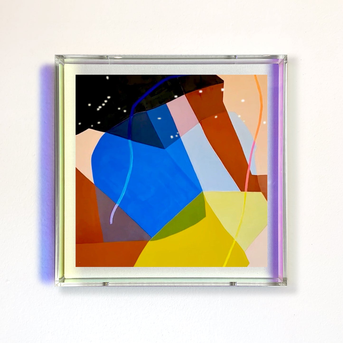 Case of 3 | 20x20 Acrylic Box Frames | Iridescent