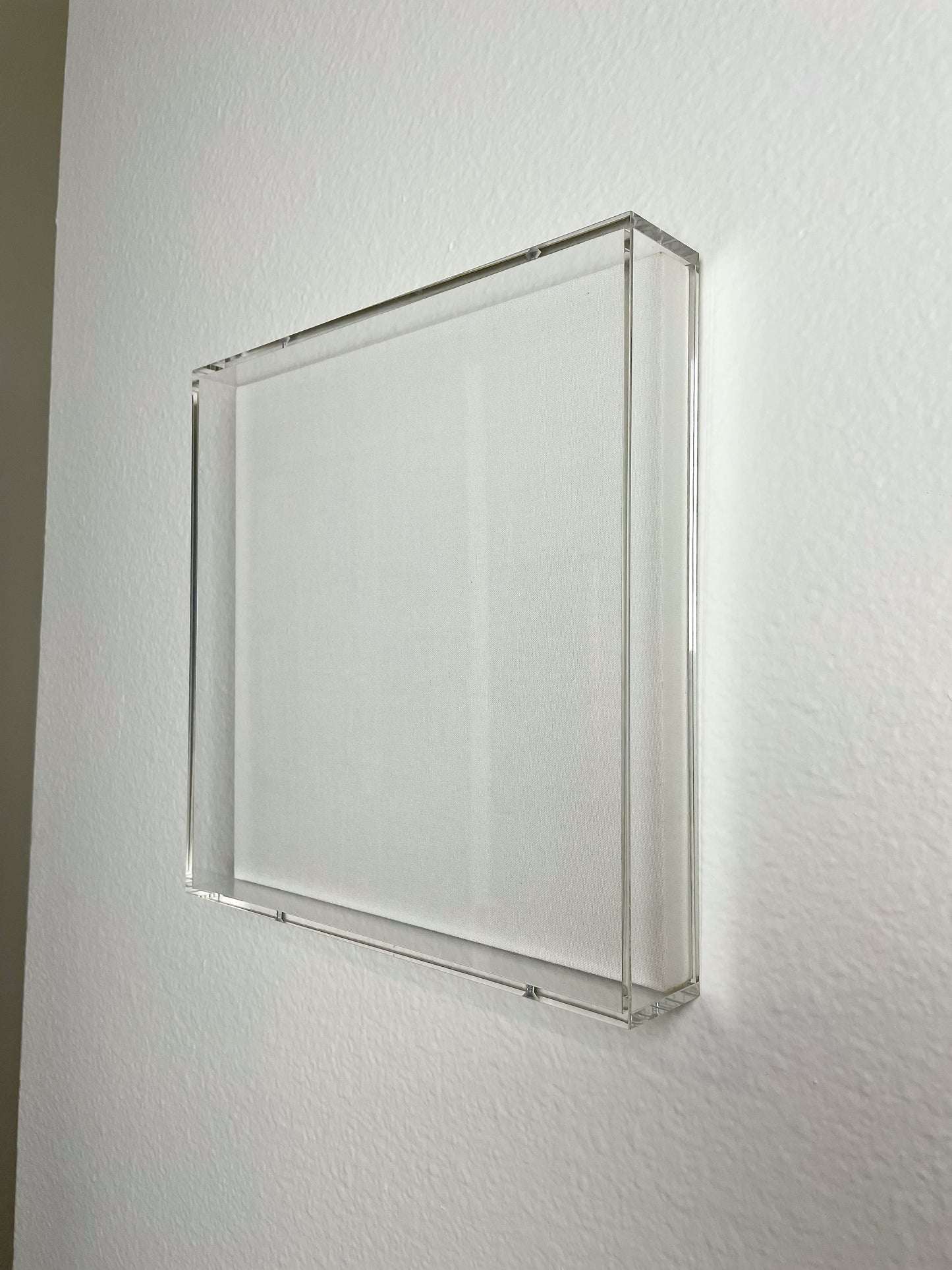 Case of 6 | 12x12 Acrylic Box Frames | Clear