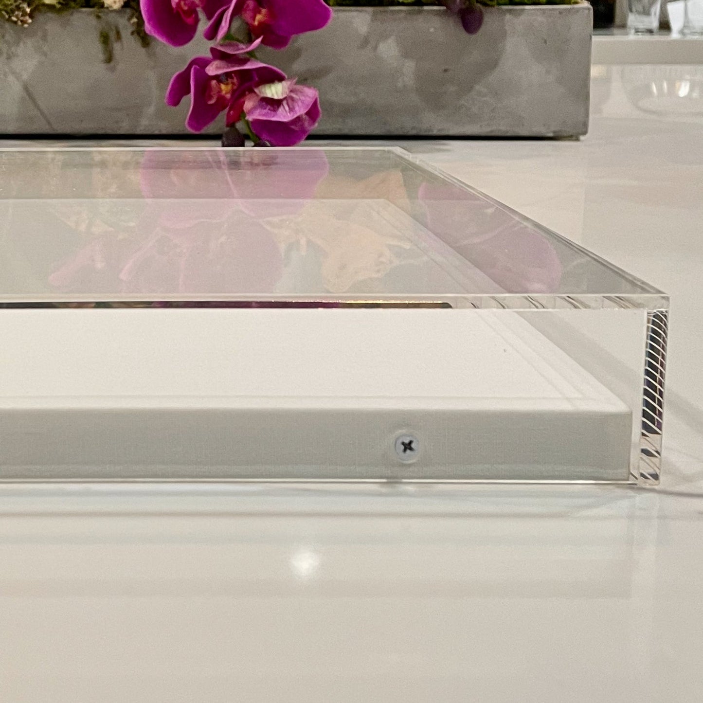 Case of 3 | 20x20 Acrylic Box Frames | Clear