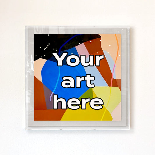 Case of 3 | 20x20 Acrylic Box Frames | Clear